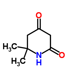 6,6-二甲基哌啶-2,4-二酮结构式