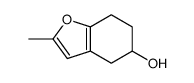 2-methyl-4,5,6,7-tetrahydro-1-benzofuran-5-ol结构式