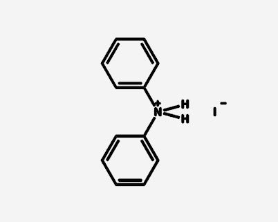 Diphenylammonium iodide Structure