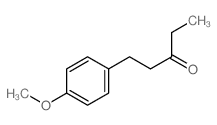 3-Pentanone,1-(4-methoxyphenyl)- Structure