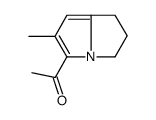 Ethanone, 1-(2,3-dihydro-6-methyl-1H-pyrrolizin-5-yl)- (9CI)结构式
