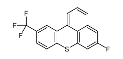6-fluoro-9-prop-2-enylidene-2-(trifluoromethyl)thioxanthene Structure