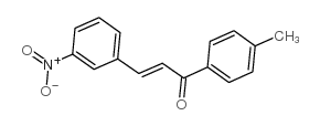 1-(4-甲基苯基)-3-(3-硝基苯基)-2-丙烯-1-酮结构式
