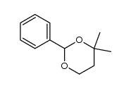 1,3-Dioxane,4,4-dimethyl-2-phenyl-(9CI) Structure