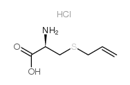 S-烯丙基-L-半胱氨酸盐酸盐结构式