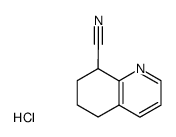 8-cyano-5,6,7,8-tetrahydroquinoline hydrochloride Structure
