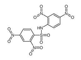 N-(2,4-dinitrophenyl)-2,4-dinitrobenzenesulfonamide结构式