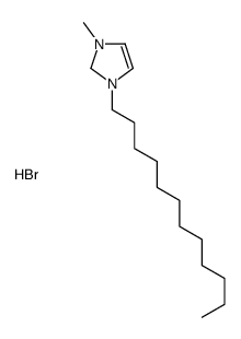 1-十二烷基-3-甲基咪唑溴盐结构式