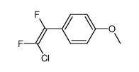 (E)-1-chloro-1,2-difluoro-2-(4-methoxyphenyl)ethene结构式