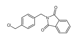 2-[[4-(chloromethyl)phenyl]methyl]isoindole-1,3-dione结构式