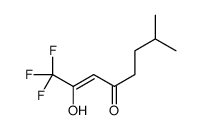 1,1,1-trifluoro-2-hydroxy-7-methyloct-2-en-4-one Structure