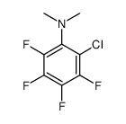 2-chloro-3,4,5,6-tetrafluoro-N,N-dimethylaniline Structure