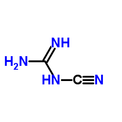 1-(15N)Cyano(15N3)guanidine Structure