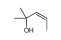 4-methyl-2-penten-4-ol Structure