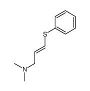 3-(Phenylthio)-N,N-dimethyl-2-propen-1-amine结构式