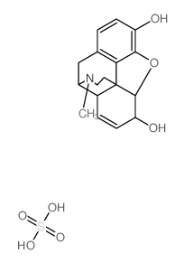 吗啡硫酸盐甲醇结构式