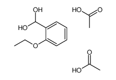 acetic acid,(2-ethoxyphenyl)methanediol结构式