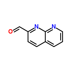 [1,8]萘啶-2-甲醛结构式