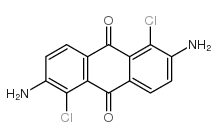 9,10-Anthracenedione,2,6-diamino-1,5-dichloro-结构式