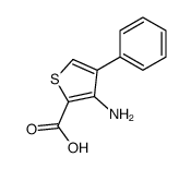 3-amino-4-phenylthiophene-2-carboxylic acid Structure
