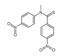 N-methyl-4-nitro-N-(4-nitrophenyl)benzenecarbothioamide Structure