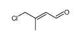 4-chloro-3-methyl-2-butenal Structure