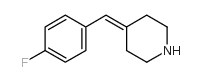 4-[(4-氟苯基)亚甲基]哌啶结构式