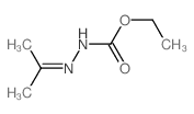 ethyl N-(propan-2-ylideneamino)carbamate结构式
