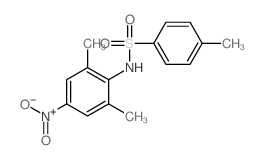 N-(2,6-dimethyl-4-nitro-phenyl)-4-methyl-benzenesulfonamide Structure