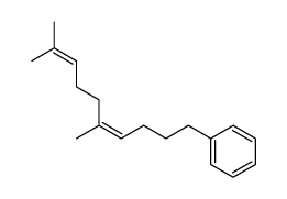 (Z)-(5,9-dimethyldeca-4,8-dien-1-yl)benzene结构式