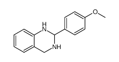 2-(4-Methoxy-phenyl)-1,2,3,4-tetrahydro-chinazolin结构式