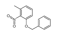 1-(Benzyloxy)-3-methyl-2-nitrobenzene结构式