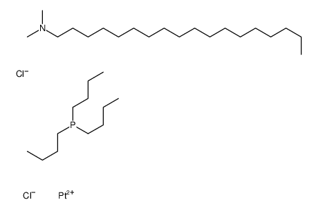 dichloro(N,N-dimethyloctadecylamine)(tributylphosphine)platinum结构式