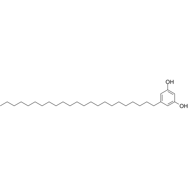 5-二十三烷基间苯二酚结构式
