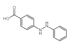 4-(2-phenylhydrazinyl)benzoic acid结构式