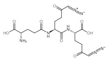 L-Norleucine, L-g-glutamyl-6-diazo-5-oxo-L-norleucyl-6-diazo-5-oxo- Structure