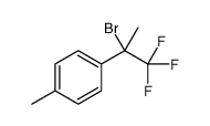 1-(2-bromo-1,1,1-trifluoropropan-2-yl)-4-methylbenzene结构式