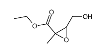 Oxiranecarboxylic acid, 3-(hydroxymethyl)-2-methyl-, ethyl ester (9CI)结构式