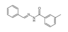 3-methyl-benzoic acid benzylidenehydrazide结构式