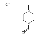 1-(chloromethylidene)-4-methylpiperazin-1-ium,chloride Structure