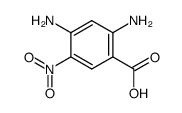 2,4-diamino-5-nitro-benzoic acid Structure