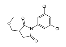 1-(3,5-dichlorophenyl)-3-(methoxymethyl)pyrrolidine-2,5-dione结构式