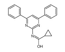 N-(4,6-diphenylpyrimidin-2-yl)cyclopropanecarboxamide Structure