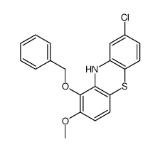 8-chloro-2-methoxy-1-phenylmethoxy-10H-phenothiazine Structure