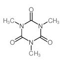 1,3,5-Triazine-2,4,6(1H,3H,5H)-trione,1,3,5-trimethyl- Structure