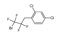 1-(3-bromo-2,2,3,3-tetrafluoropropyl)-2,4-dichlorobenzene Structure