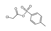 2-chloroacetic 4-methylbenzenesulfonic anhydride Structure