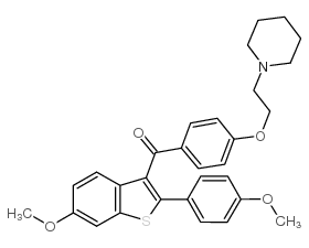 Raloxifene Bismethyl Ether结构式