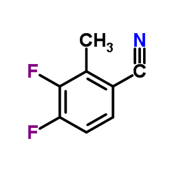 3,4-二氟二甲基苯腈结构式