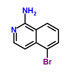 5-溴异喹啉-1-胺结构式